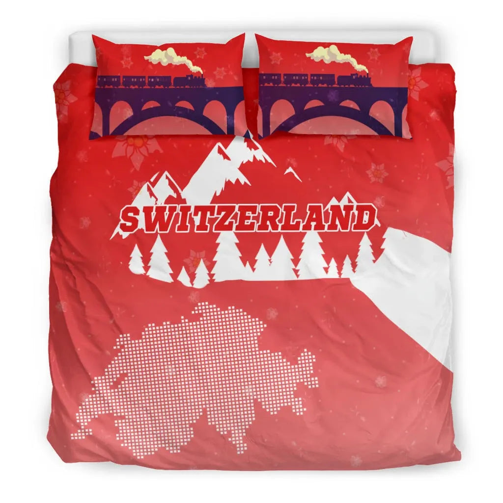 Switzerland Travel Bedding Set RLT13 - Wonder Print Shop