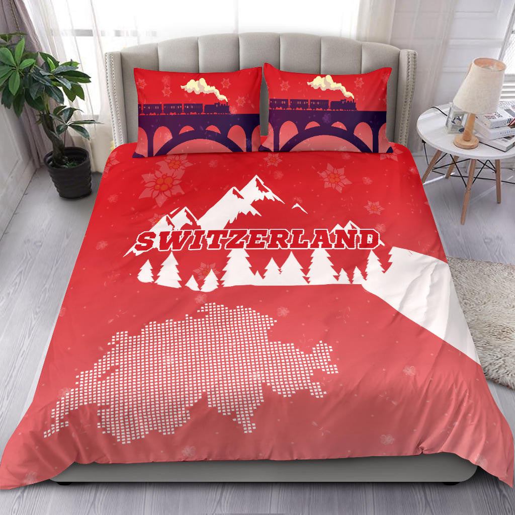 Switzerland Travel Bedding Set RLT13 - Wonder Print Shop