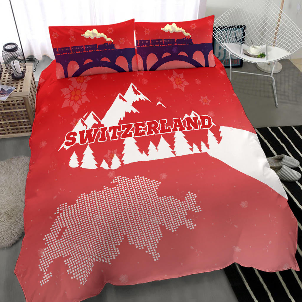 Switzerland Travel Bedding Set RLT13 - Wonder Print Shop