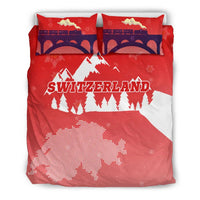 Switzerland Travel Bedding Set RLT13 - Wonder Print Shop