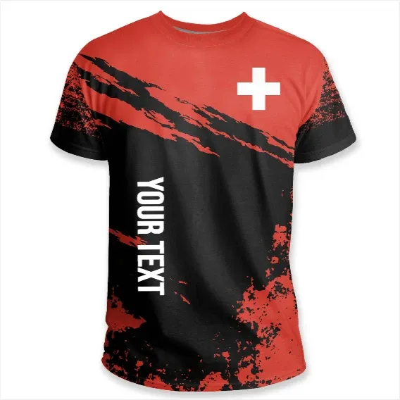 Switzerland T Shirt Customized RLT13 - Wonder Print Shop