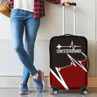 Switzerland Luggage Cover Switzerland In My Heartbeat RLT13 - Wonder Print Shop