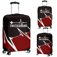 Switzerland Luggage Cover Switzerland In My Heartbeat RLT13 - Wonder Print Shop