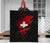 Switzerland In Me Quilt Special Grunge Style RLT13 - Wonder Print Shop