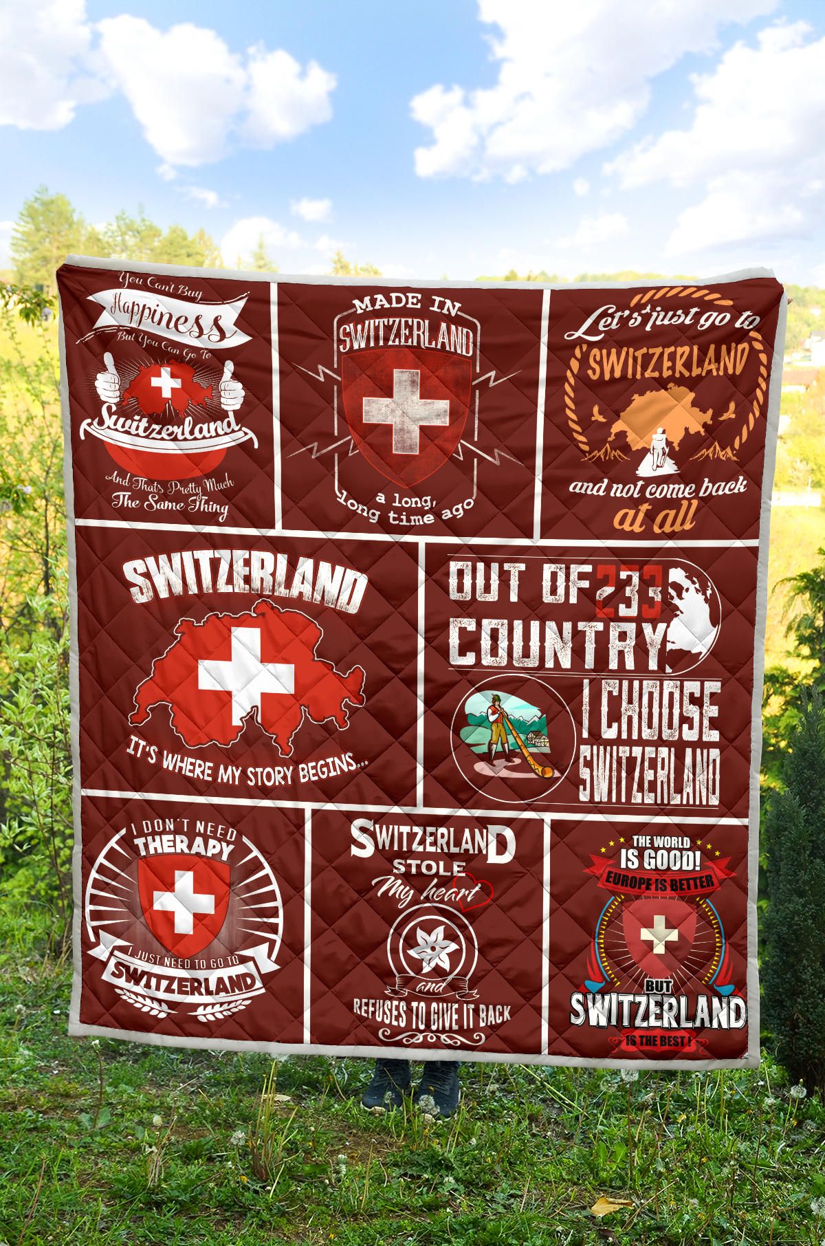 Switzerland Premium Quilt RLT13 - Wonder Print Shop