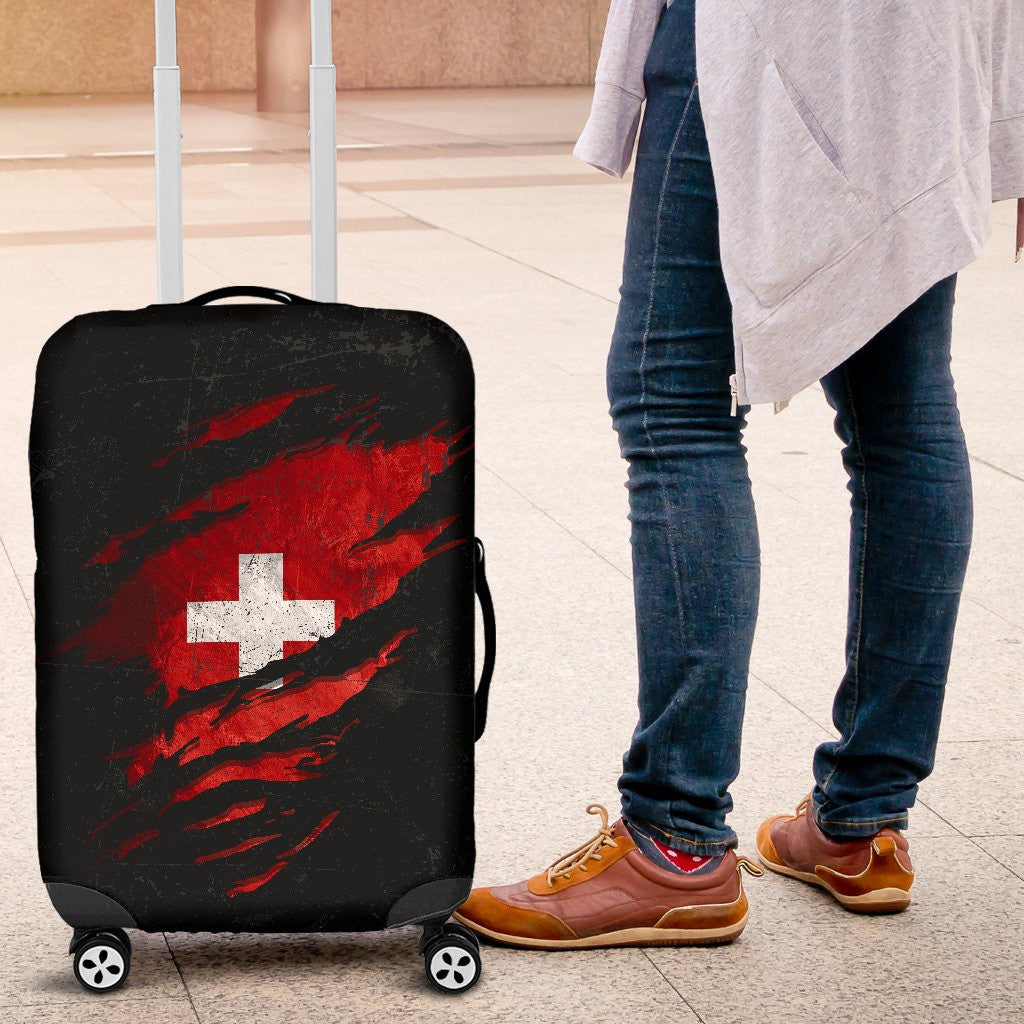 Switzerland In Me Luggage Covers Special Grunge Style RLT13 - Wonder Print Shop