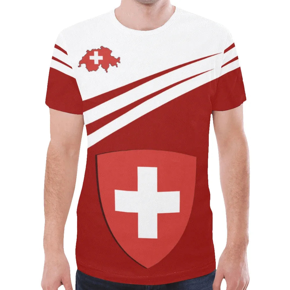 Switzerland Premium T Shirt RLT13 - Wonder Print Shop