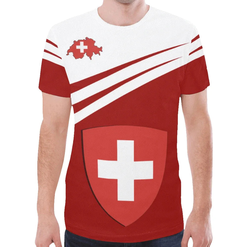 Switzerland Premium T Shirt RLT13 - Wonder Print Shop