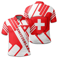 Switzerland Polo Shirt Coat Of Arms Rockie RLT13 - Wonder Print Shop