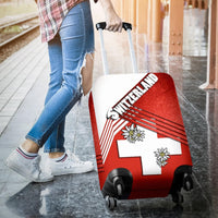 Switzerland Luggage Cover Coat Of Arms With Edelweiss RLT13 - Wonder Print Shop