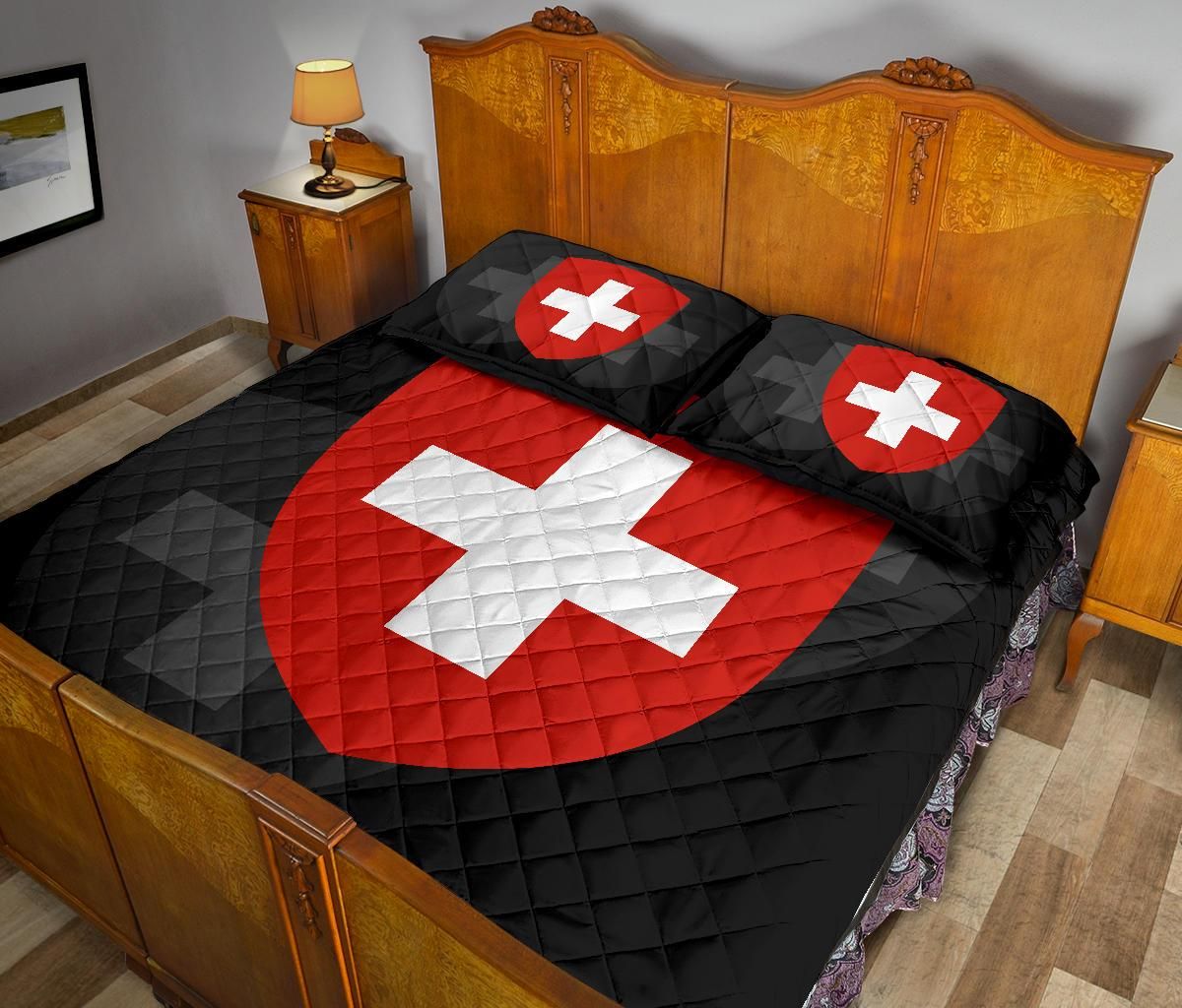 Switzerland Quilt Bed Set RLT13 - Wonder Print Shop