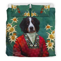 Bernese Mountain Dog Potrait Switzerland Bedding Set RLT13 - Wonder Print Shop