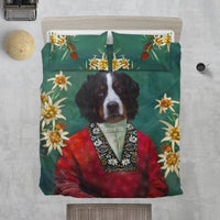 Bernese Mountain Dog Potrait Switzerland Bedding Set RLT13 - Wonder Print Shop
