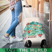 Switzerland Map Luggage Covers RLT13 - Wonder Print Shop
