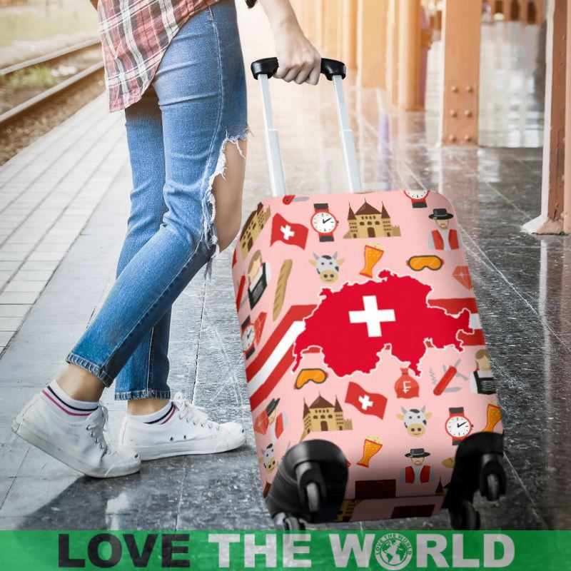 Switzerland Symbols Luggage Cover RLT13 - Wonder Print Shop