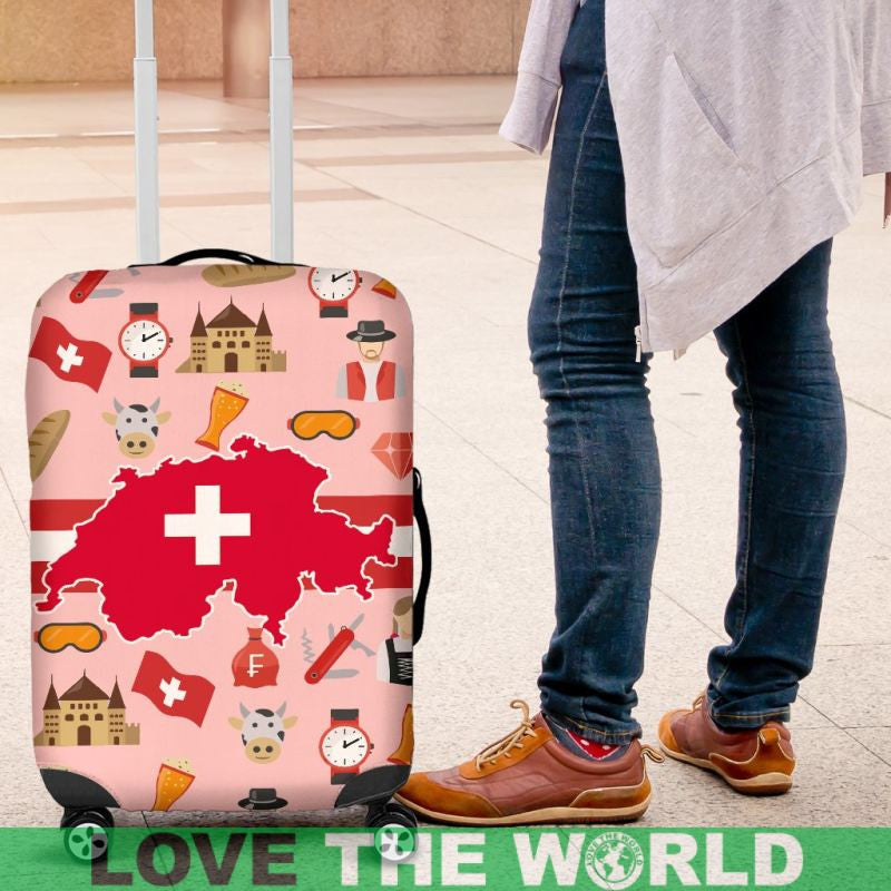 Switzerland Symbols Luggage Cover RLT13 - Wonder Print Shop