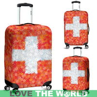 Switzerland Flower Luggage Cover RLT13 - Wonder Print Shop