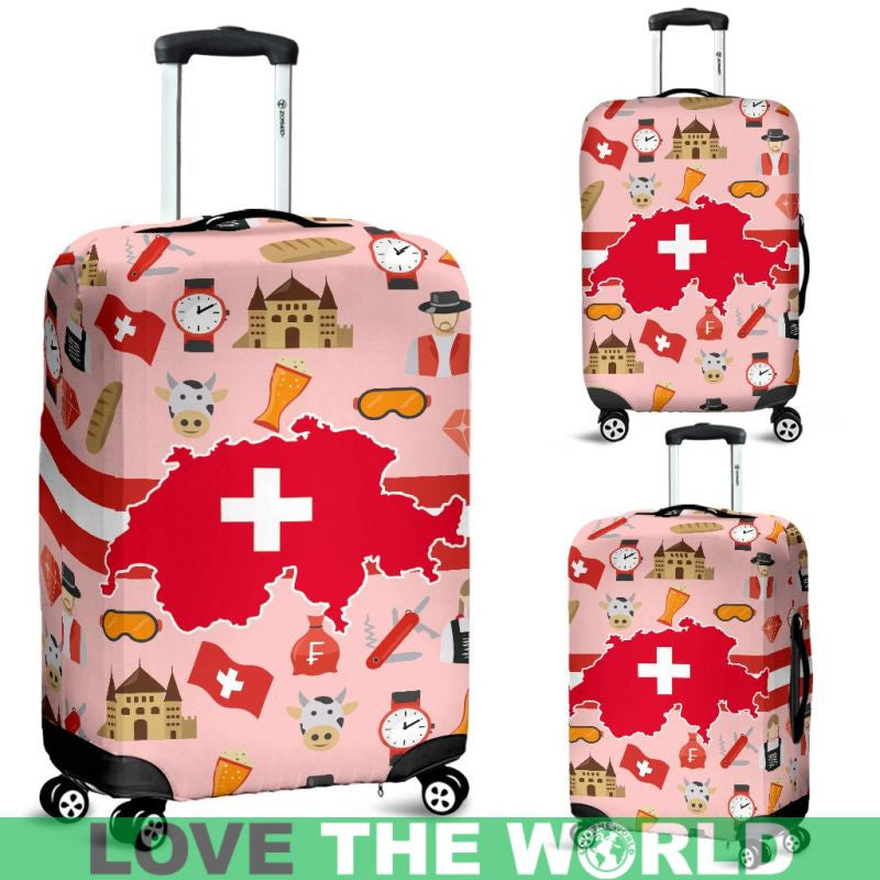 Switzerland Symbols Luggage Cover RLT13 - Wonder Print Shop