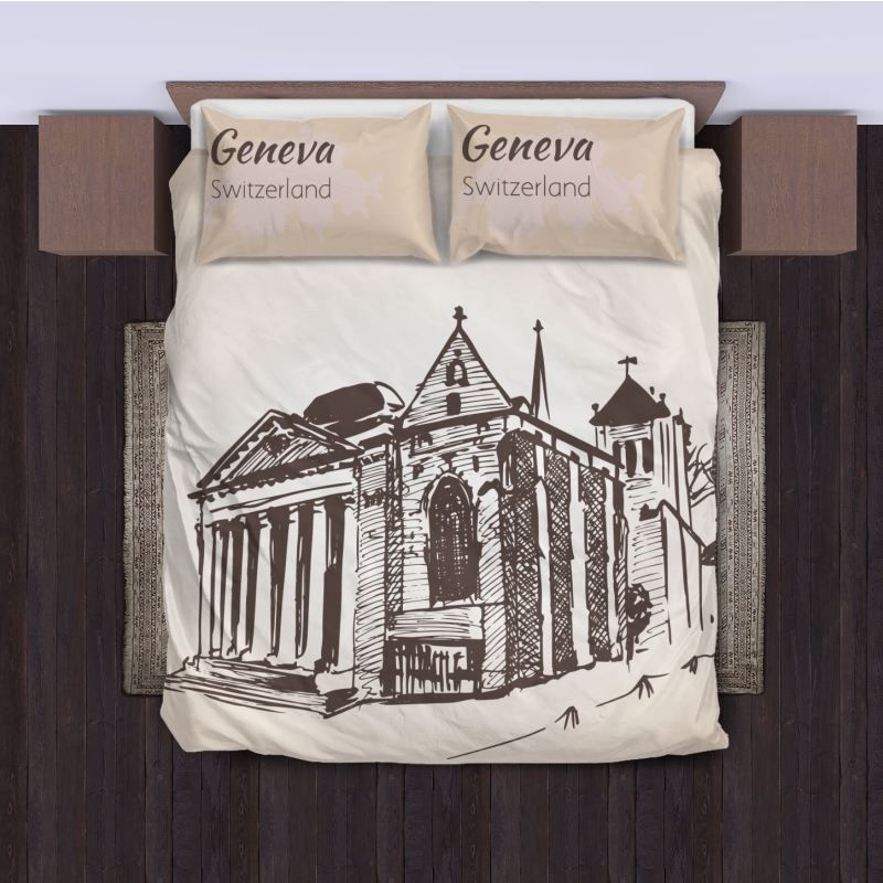 Switzerland Geneva Bedding Set RLT13 - Wonder Print Shop