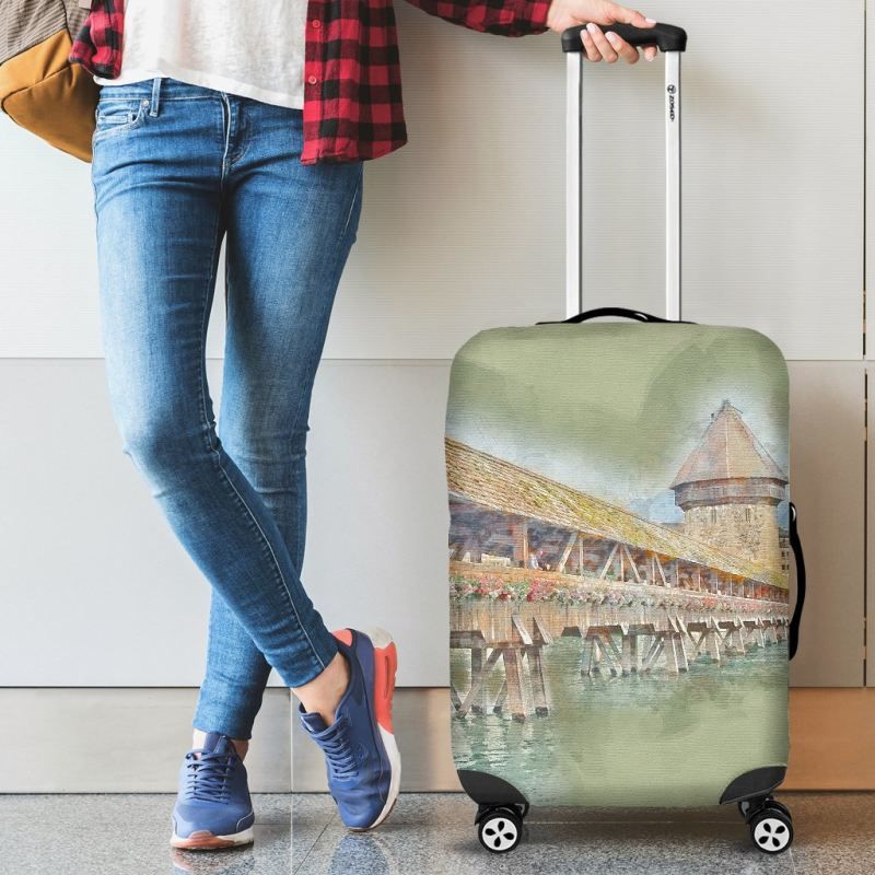 Lucerne Switzerland Luggage Cover RLT13 - Wonder Print Shop