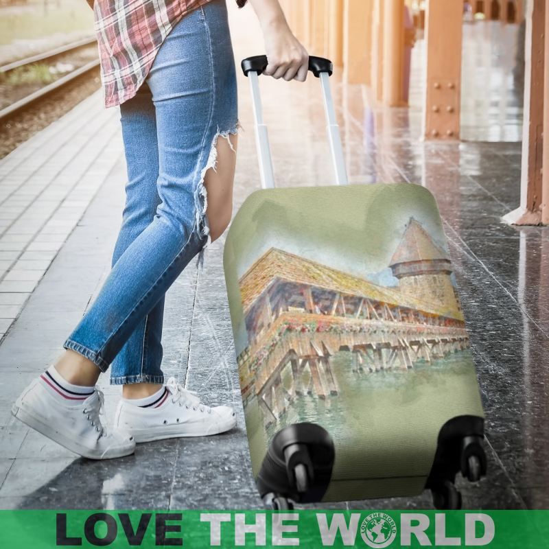 Lucerne Switzerland Luggage Cover RLT13 - Wonder Print Shop
