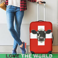 Switzerland Cow Luggage Cover RLT13 - Wonder Print Shop