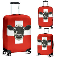 Switzerland Cow Luggage Cover RLT13 - Wonder Print Shop
