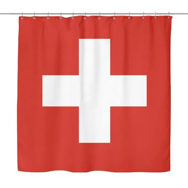 switzerland-flag-shower-curtain