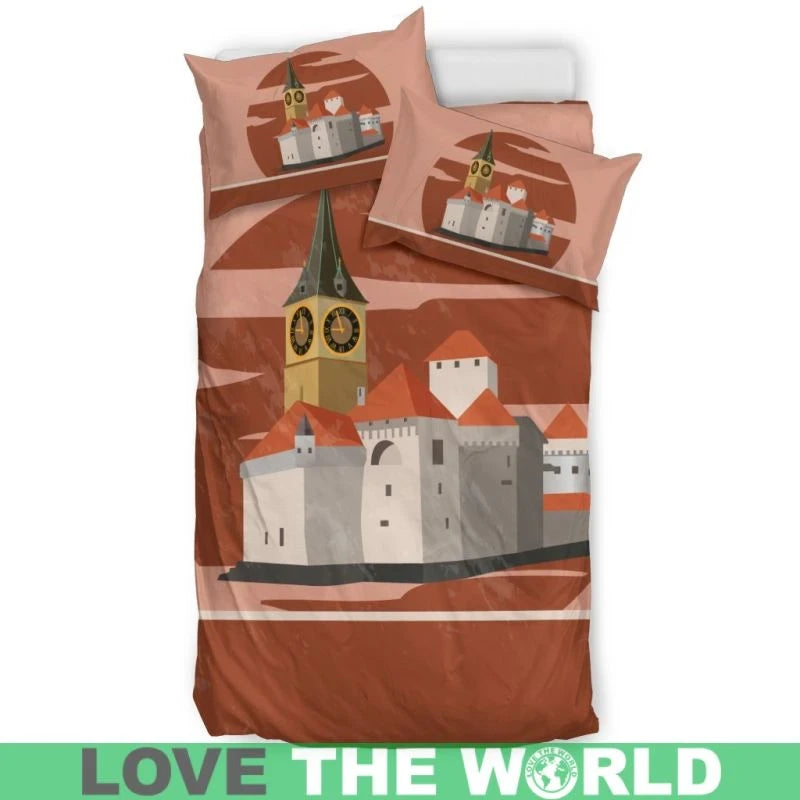 Vintage Switzerland Bedding Set RLT13 - Wonder Print Shop