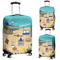 Switzerland Travel Luggage Cover RLT13 - Wonder Print Shop