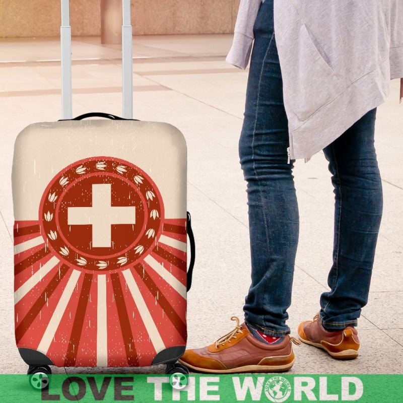 Switzerland Vintage Luggage Cover RLT13 - Wonder Print Shop