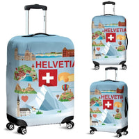 Switzerland Helvetia Luggage Cover RLT13 - Wonder Print Shop