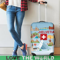 Switzerland Helvetia Luggage Cover RLT13 - Wonder Print Shop