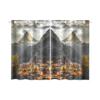 Zermatt Switzerland Window Curtain RLT13 - Wonder Print Shop