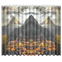 Zermatt Switzerland Window Curtain RLT13 - Wonder Print Shop