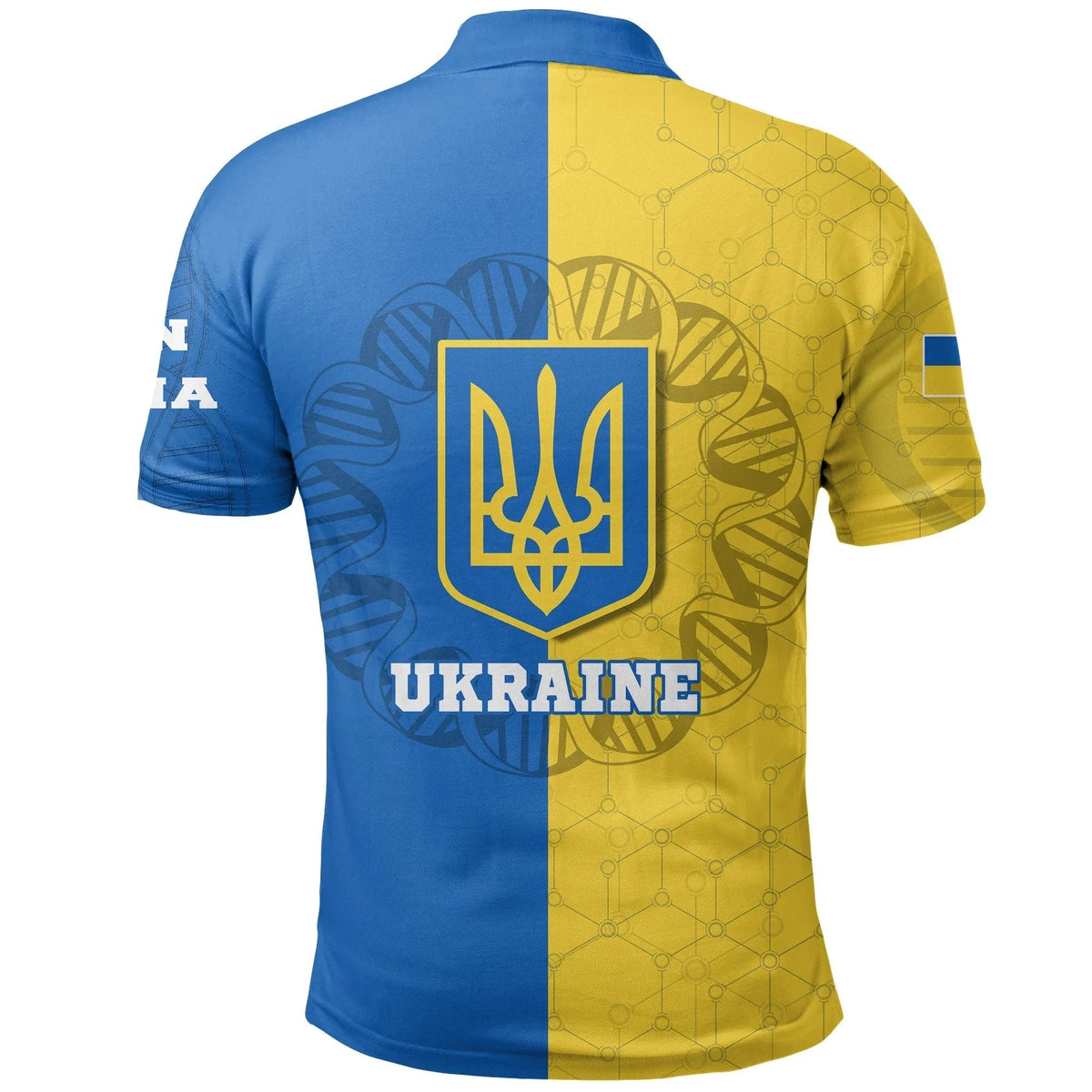 Ukraine DNA Polo Shirt RLT7 - Wonder Print Shop