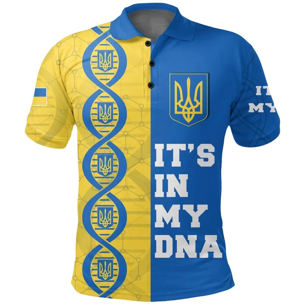 Ukraine DNA Polo Shirt RLT7 - Wonder Print Shop