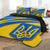 Ukraine Coat Of Arms Quilt Bed Set Cricket RLT7 - Wonder Print Shop