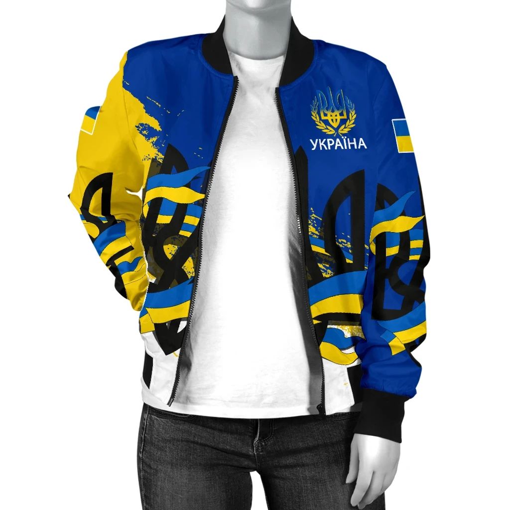 Ukraine Women's Bomber Jacket Special RLT7 - Wonder Print Shop