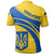 Ukraine Polo Shirt Coat Of Arms Cricket Style RLT7 - Wonder Print Shop