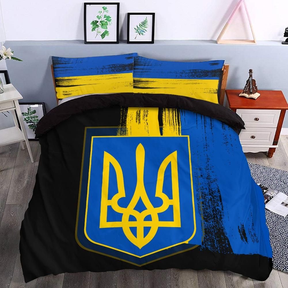 Ukraine Flag Bedding Set Flag Style RLT7 - Wonder Print Shop