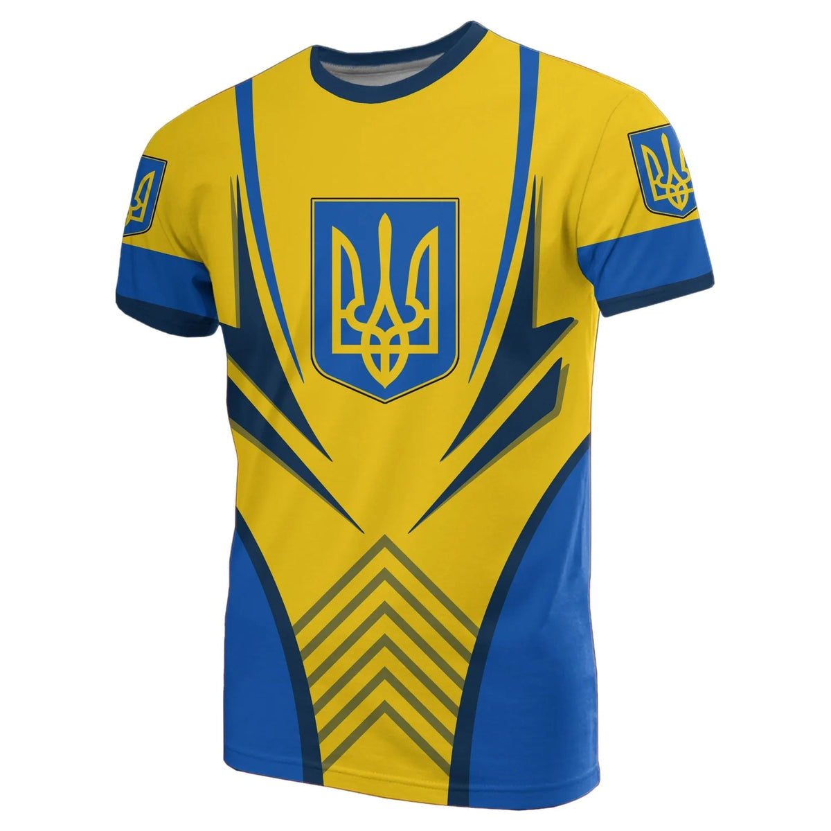 Ukraine Coat Of Arms T Shirt RLT7 - Wonder Print Shop