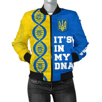 Ukraine DNA Women Bomber Jacket RLT7 - Wonder Print Shop