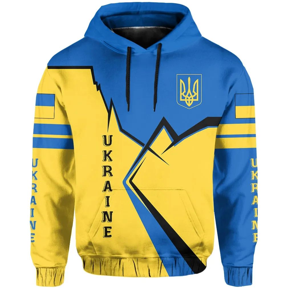 Ukraine Hoodie Lightning RLT7 - Wonder Print Shop