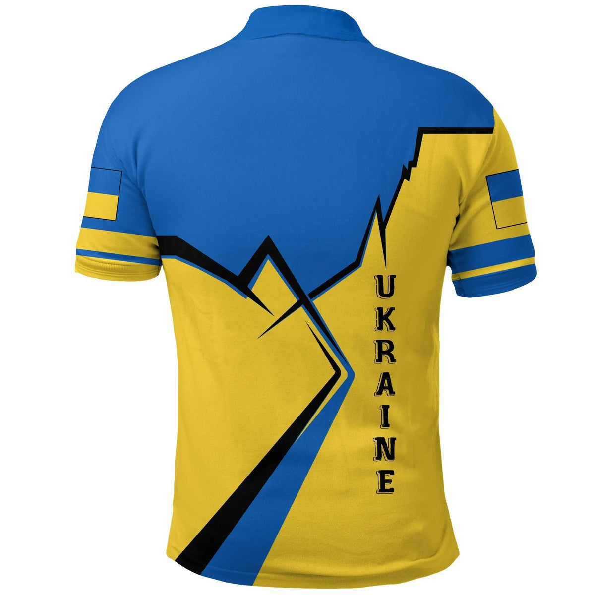 Ukraine Polo Shirt Lightning RLT7 - Wonder Print Shop