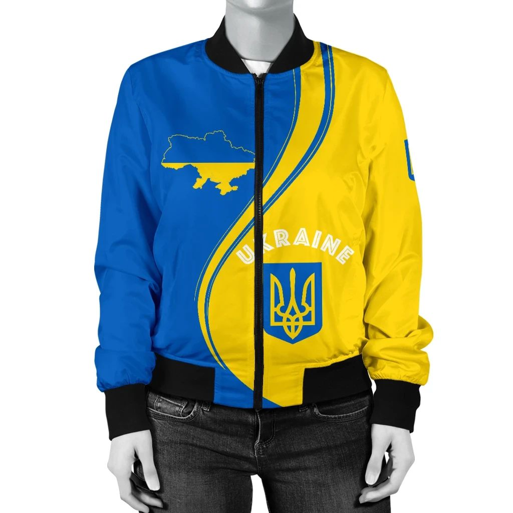 Ukraine Women's Bomber Jacket Generation RLT7 - Wonder Print Shop