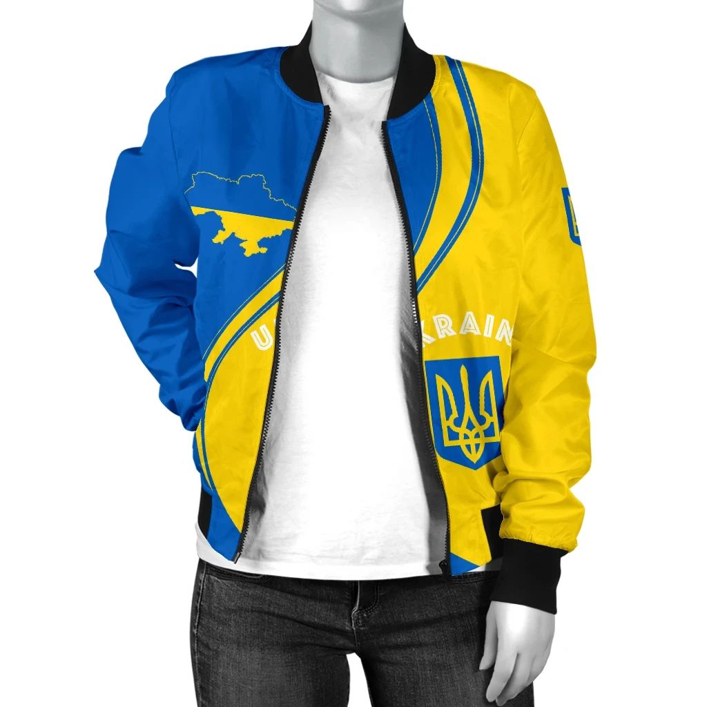 Ukraine Women's Bomber Jacket Generation RLT7 - Wonder Print Shop