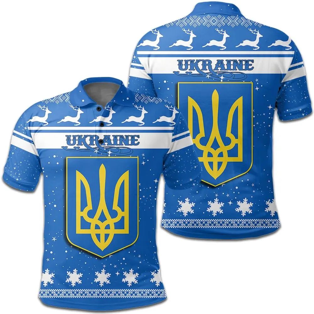 christmas-ukraine-coat-of-arms-polo-shirt
