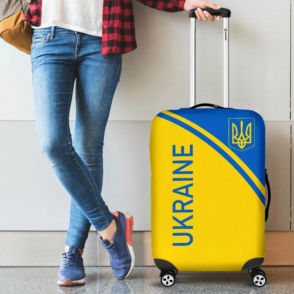 Ukraine Luggage Cover Curve Version RLT7 - Wonder Print Shop