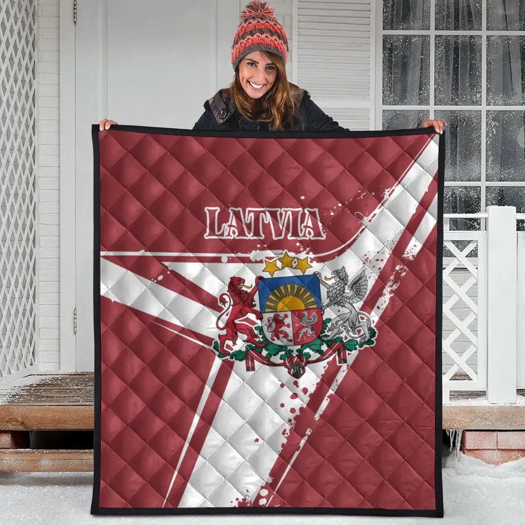 Latvia Premium Quilt - Latvia Pride RLT6 - Wonder Print Shop